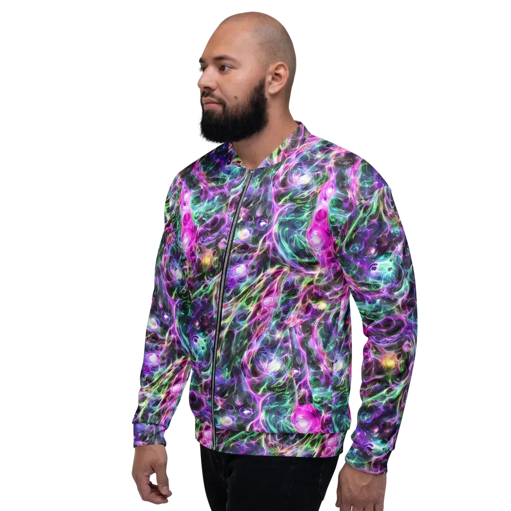Amethyst Storm on Bomber Jacket — Left