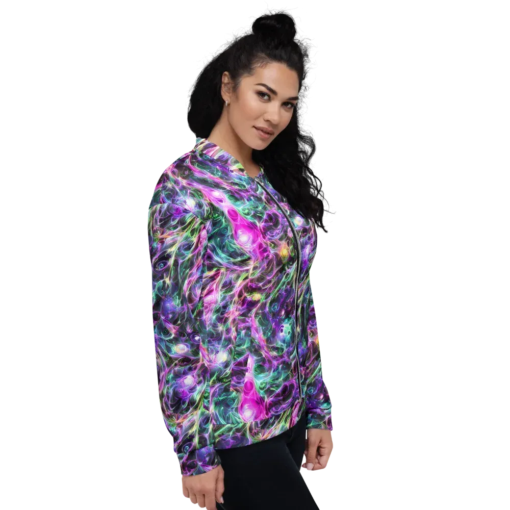Amethyst Storm on Bomber Jacket — Right