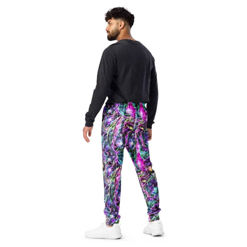 Amethyst Storm on Men's Joggers — Back