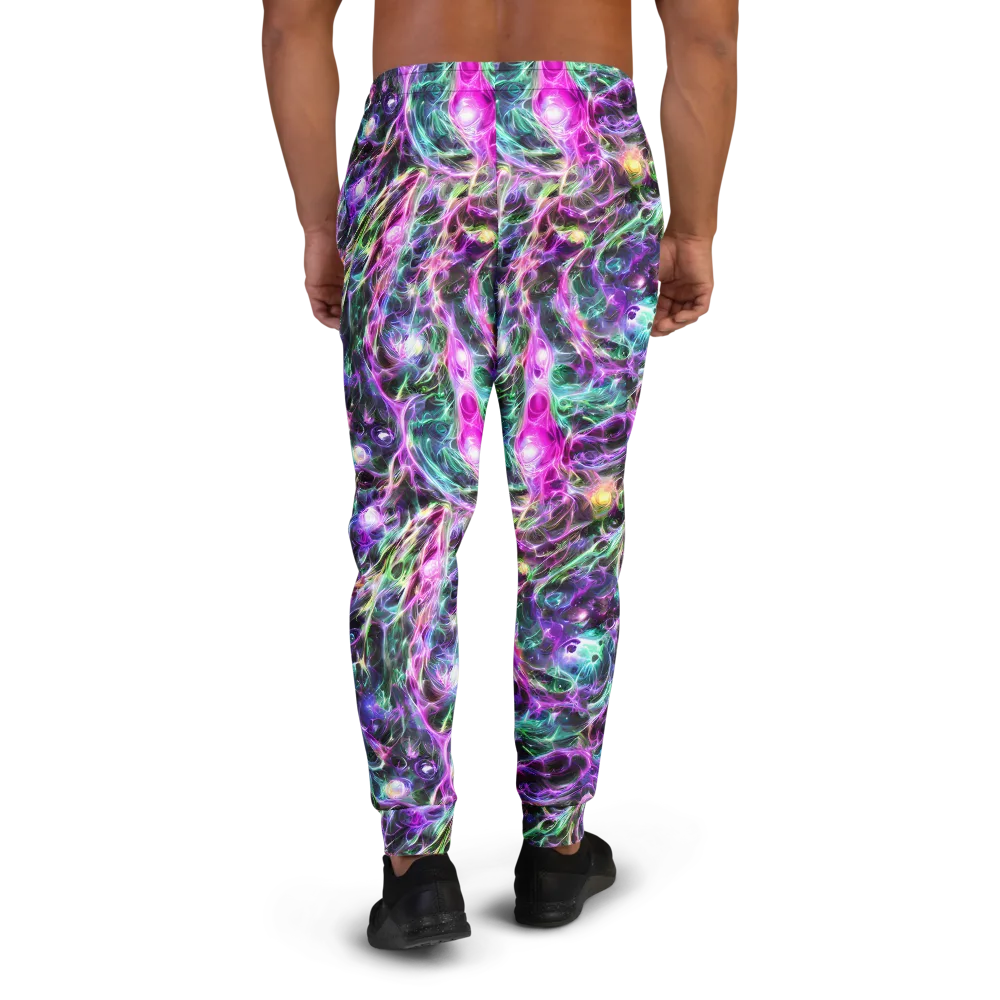 Amethyst Storm on Men's Joggers — Back