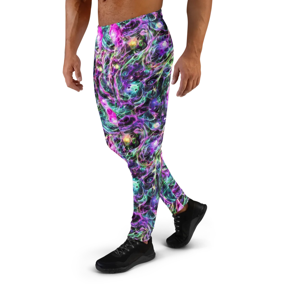 Amethyst Storm on Men's Joggers — Left