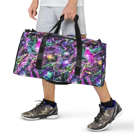 Amethyst Storm on a Duffle Bag