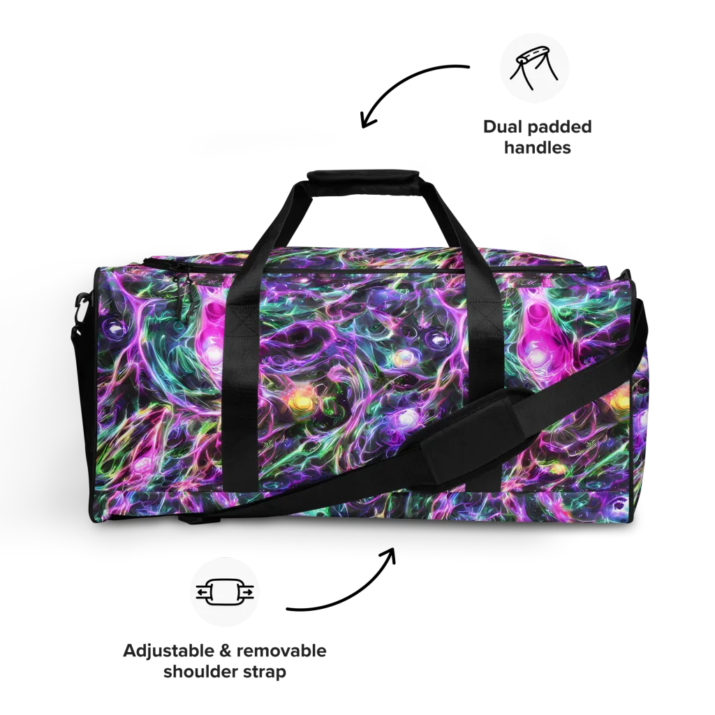 Amethyst Storm on Duffle Bag — Front