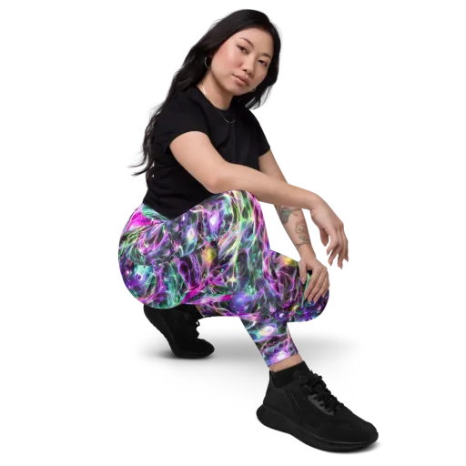Amethyst Storm on a Leggings with Pockets