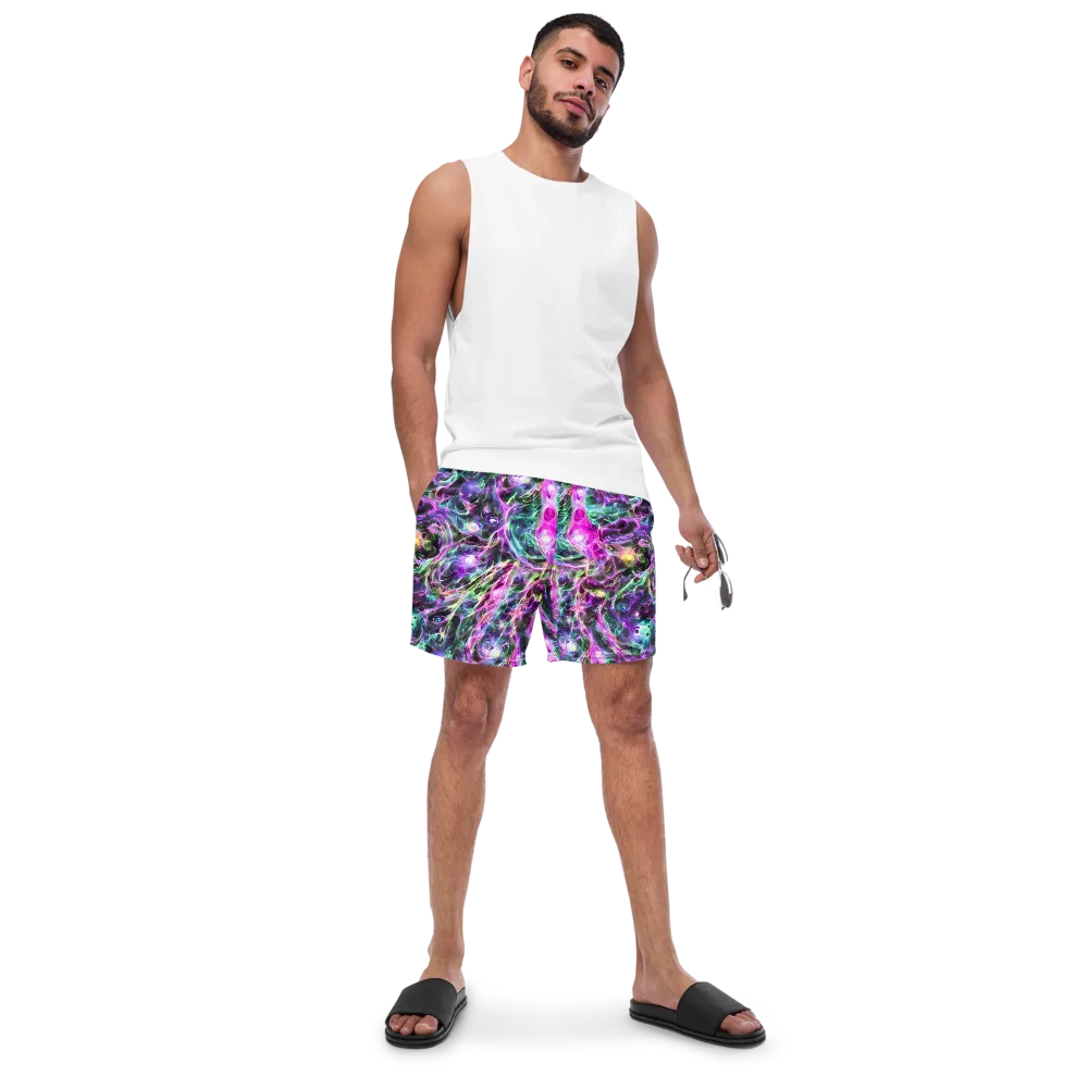 Amethyst Storm on Swim Trunks — Front