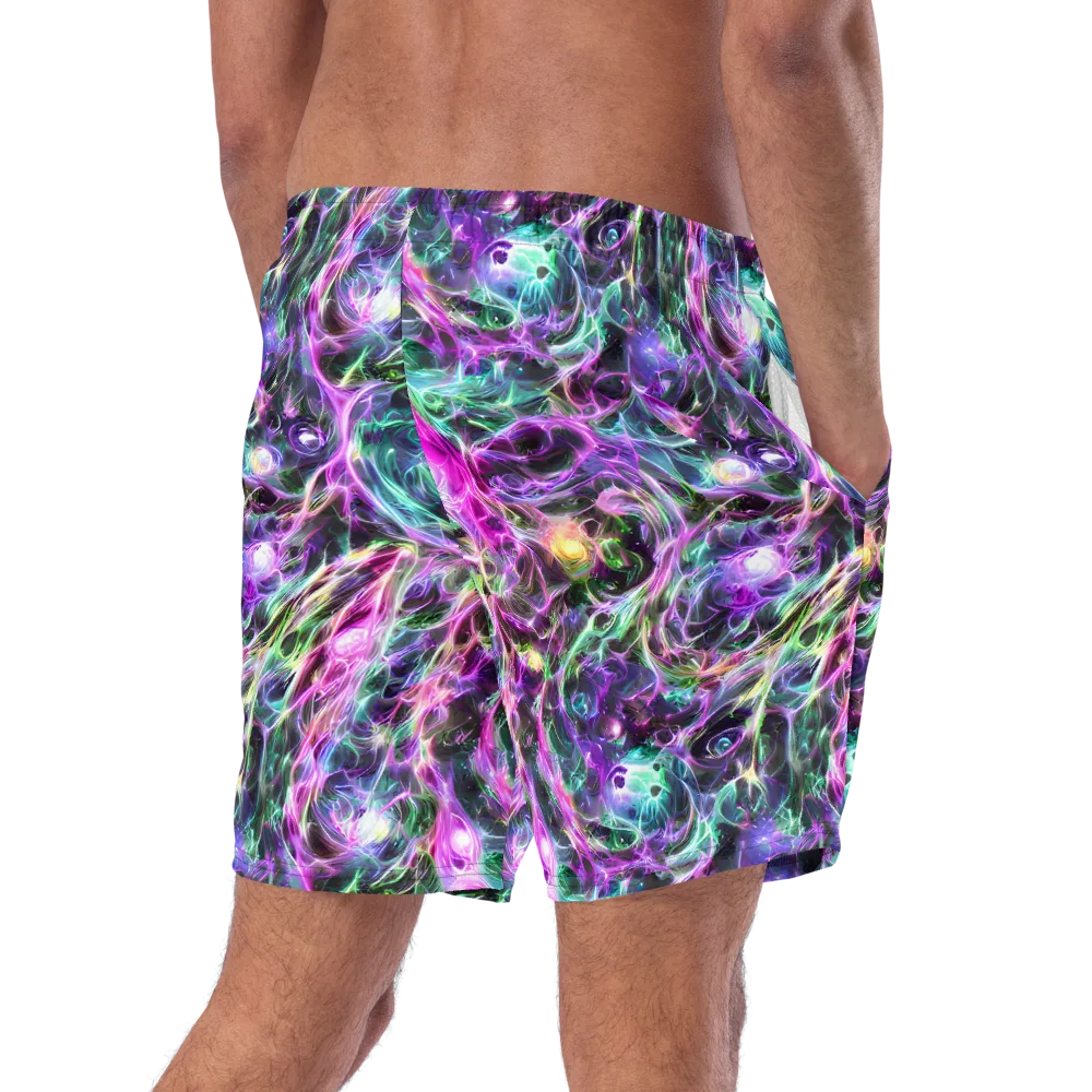 Amethyst Storm on Swim Trunks — Right Back