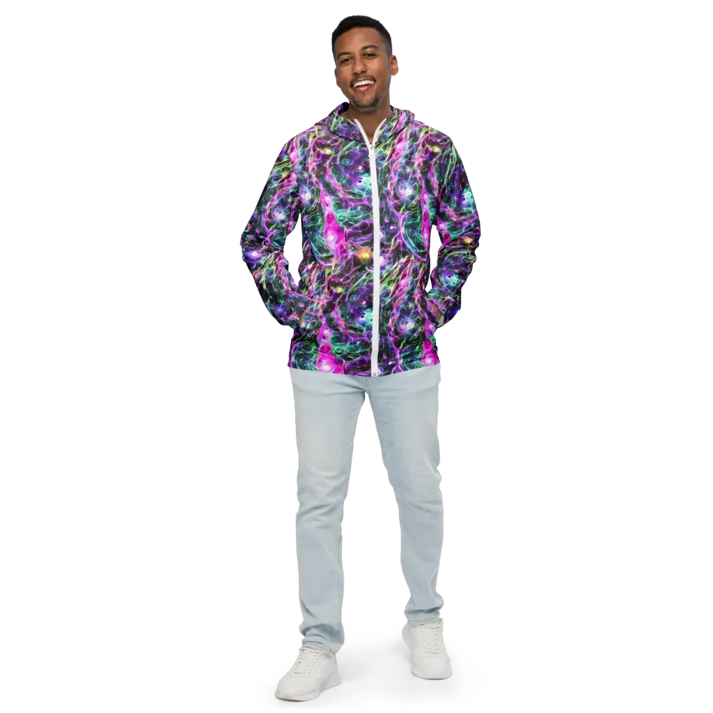 Amethyst Storm on Men's Windbreaker — Front