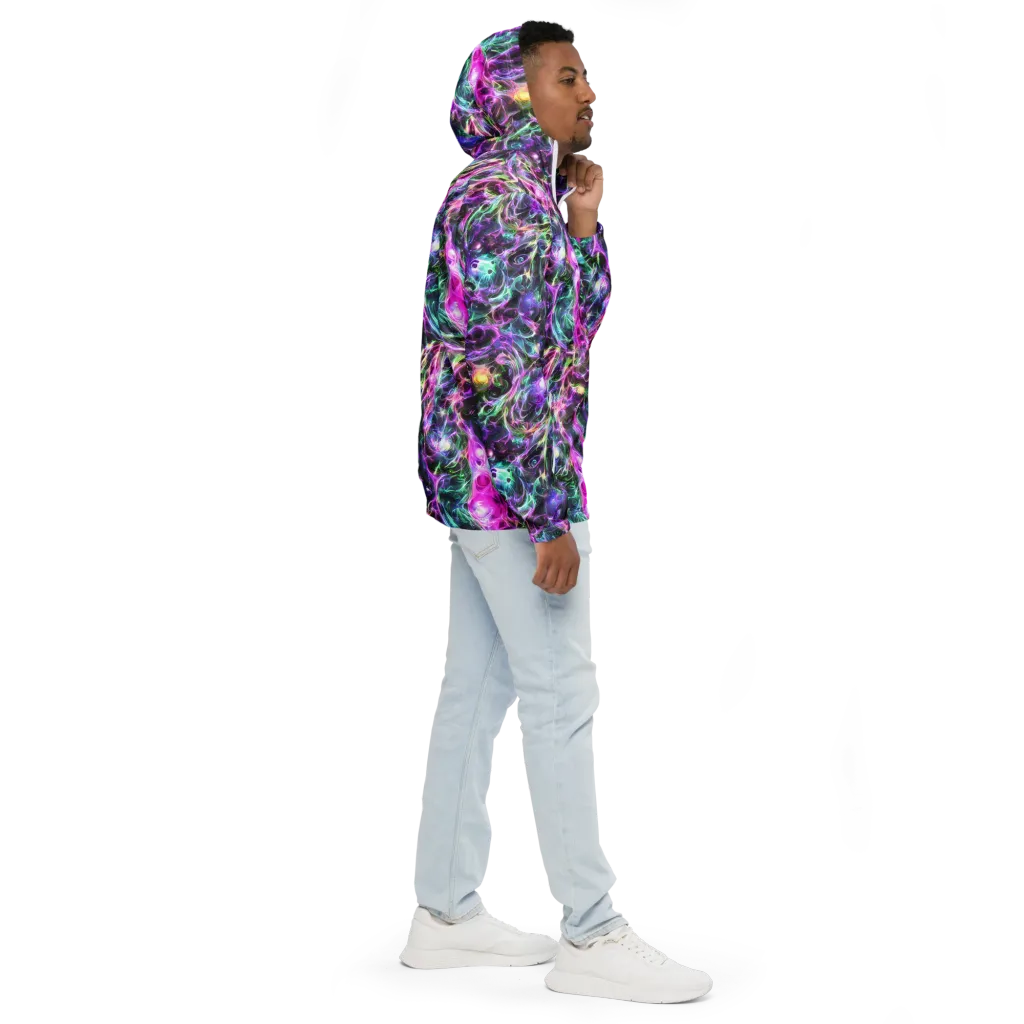 Amethyst Storm on Men's Windbreaker — Right