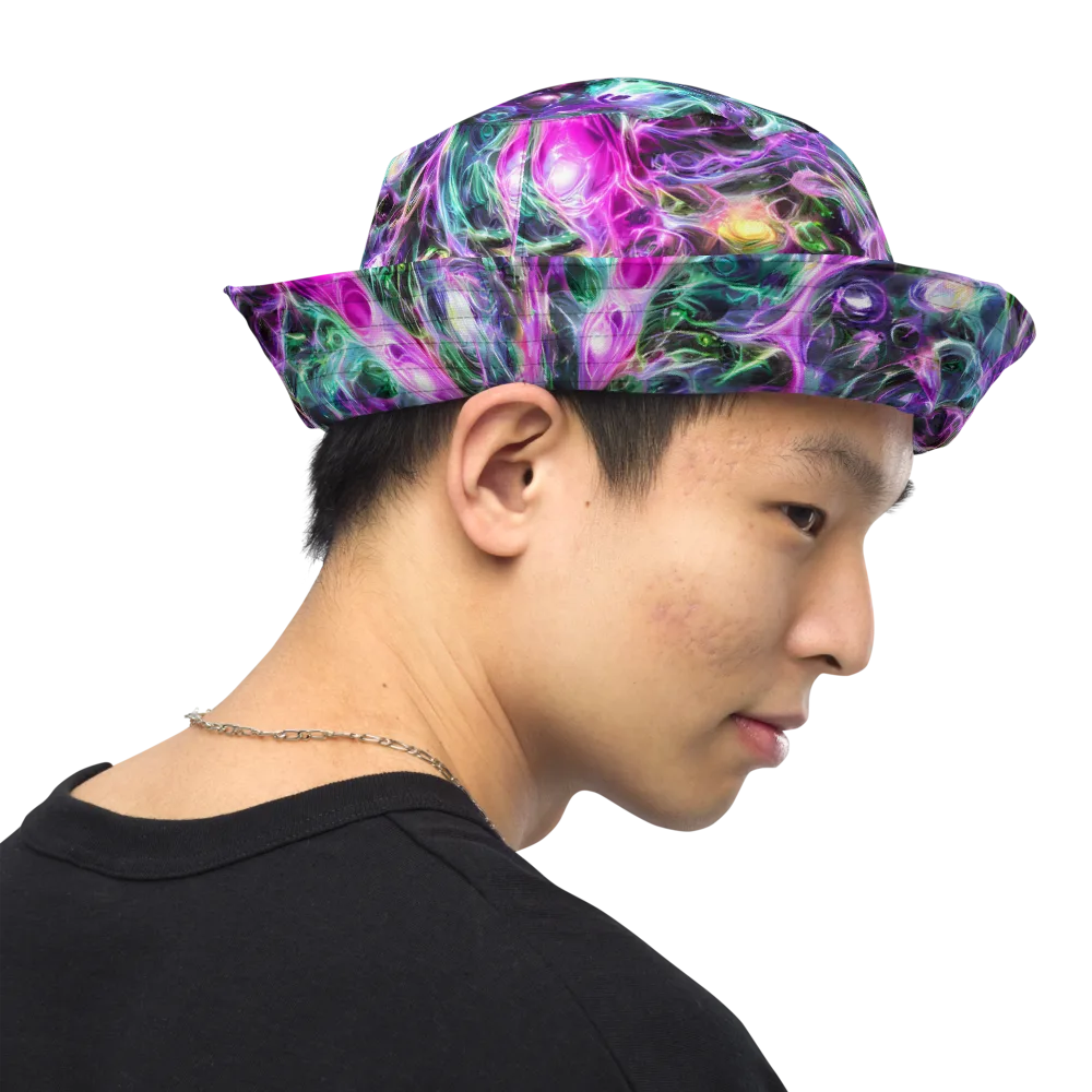 Amethyst Storm on Reversible Bucket Hat — Right Outside