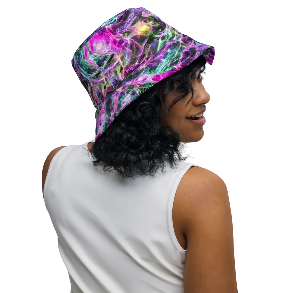 Amethyst Storm on Reversible Bucket Hat — Right Outside