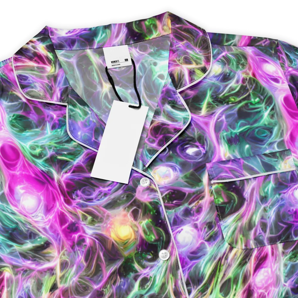 Amethyst Storm on Women's Short Sleeve Pajama Top — Product details
