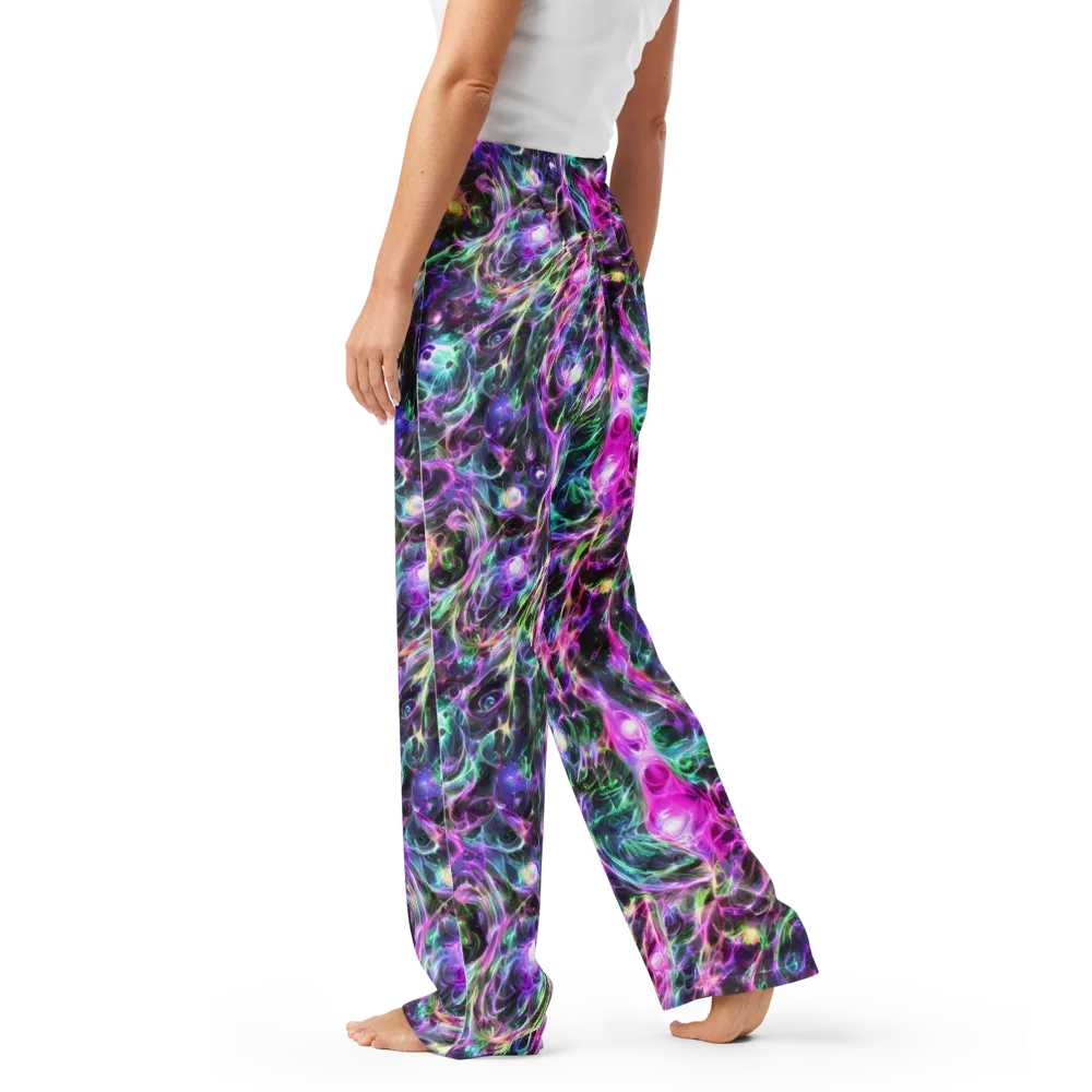 Amethyst Storm on Women's Pajama Pants — Left