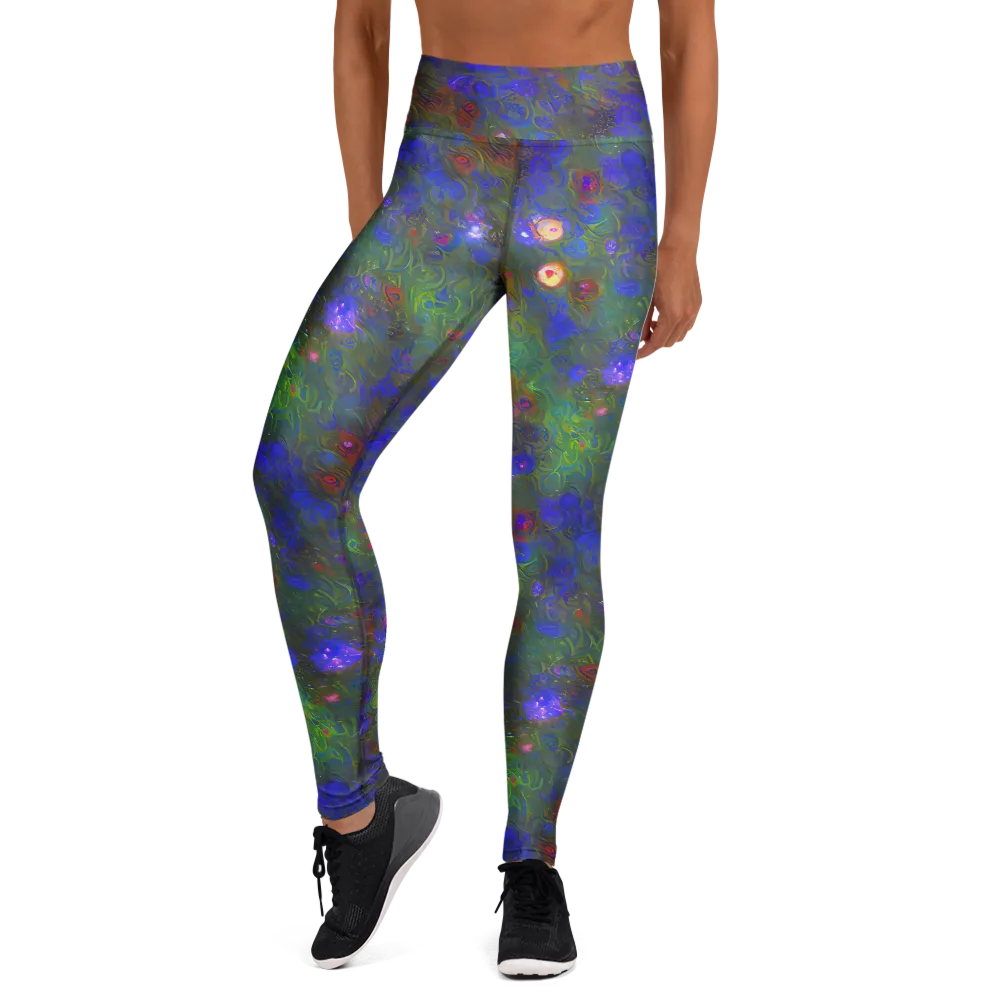 Mystic Reef on Yoga Leggings — Front