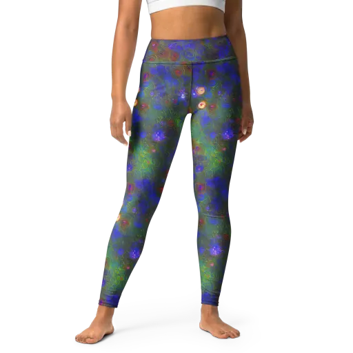 Mystic Reef on a Yoga Leggings