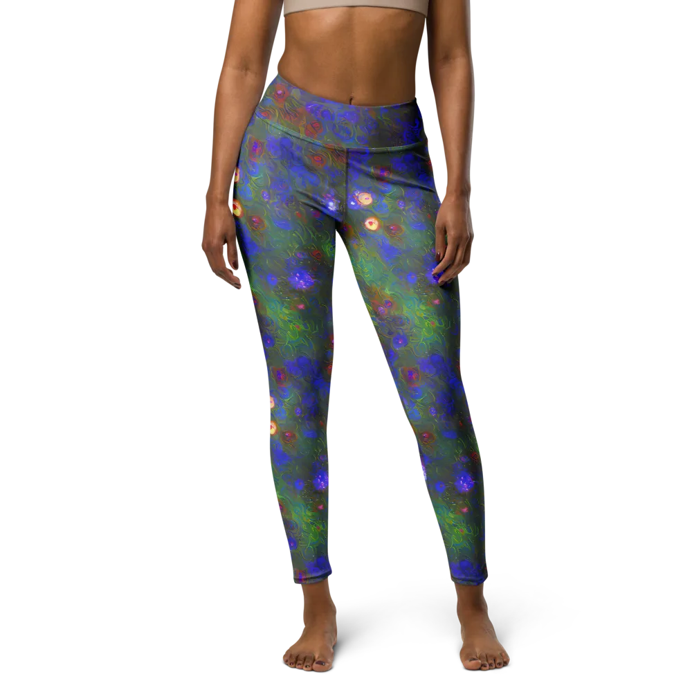 Mystic Reef on Yoga Leggings — Front