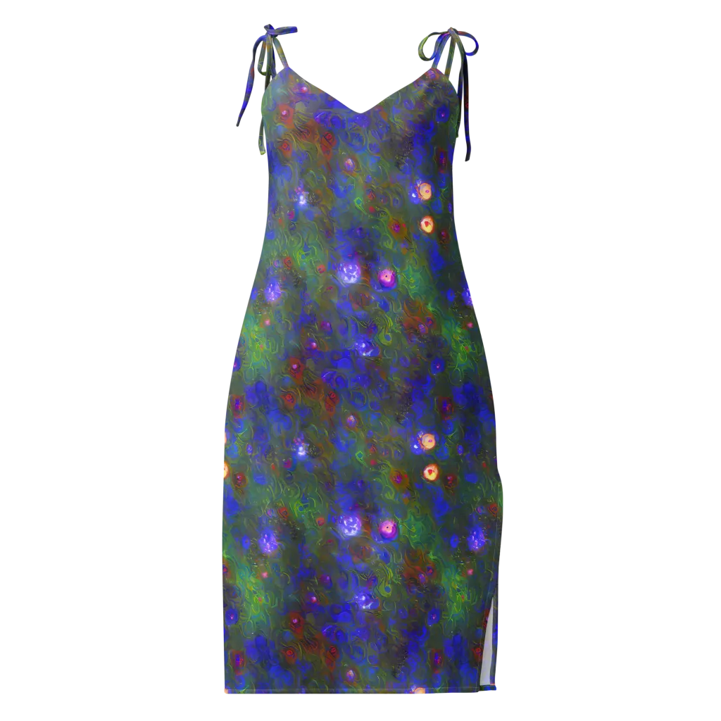Mystic Reef on Slip Dress — Front