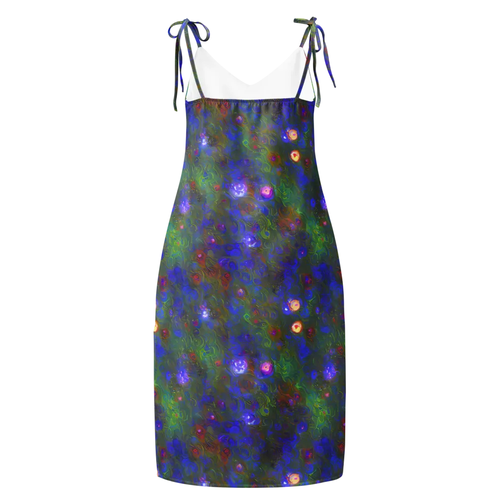 Mystic Reef on Slip Dress — Back