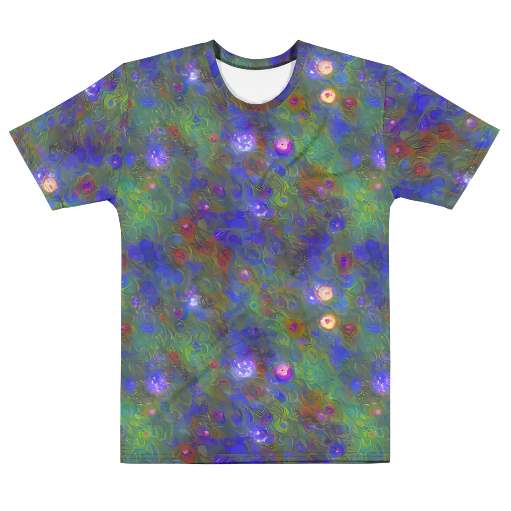 Mystic Reef on Men's Cotton Crew Neck T-Shirt — Front