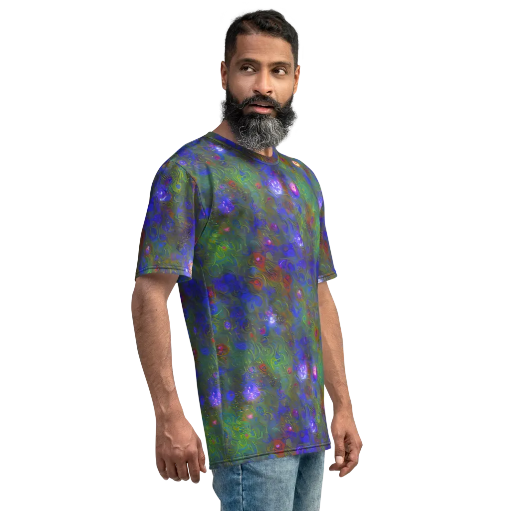 Mystic Reef on Men's Crew Neck T-Shirt — Right