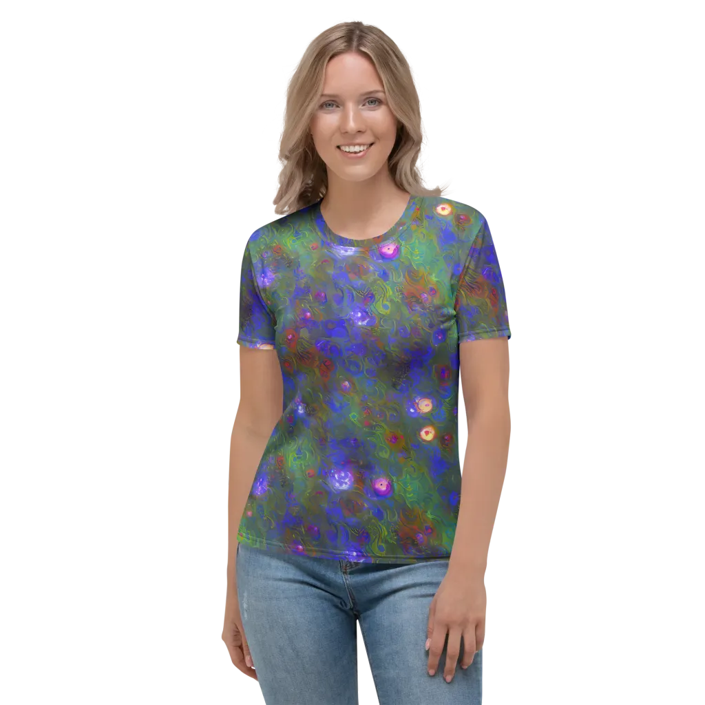 Mystic Reef on Women's Crew Neck T-Shirt — Front