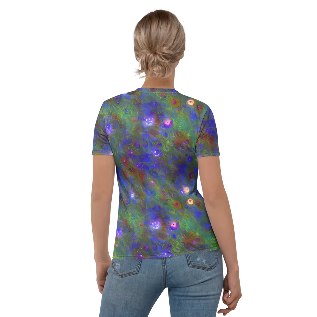 Mystic Reef on Women's Crew Neck T-Shirt — Back