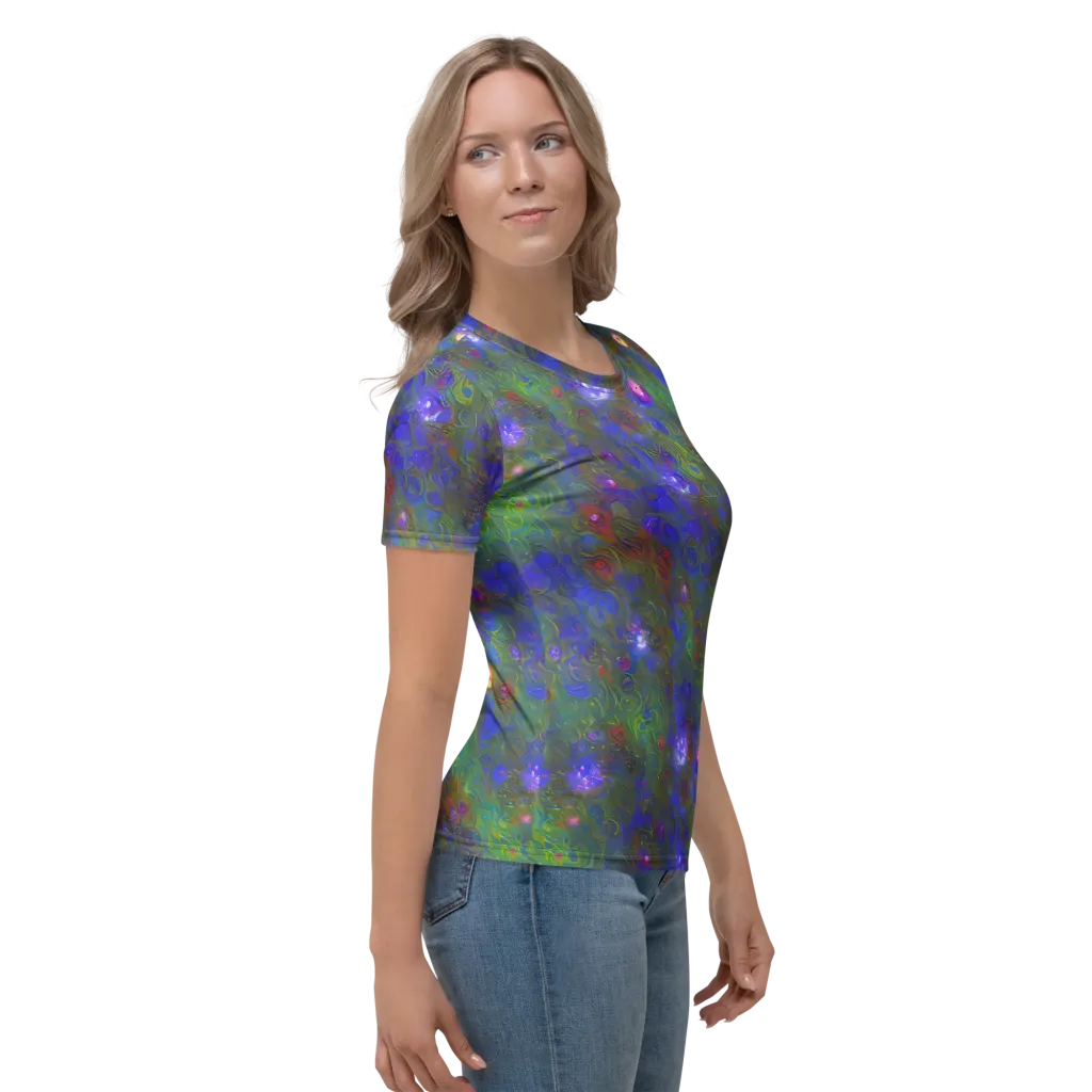 Mystic Reef on Women's Crew Neck T-Shirt — Right