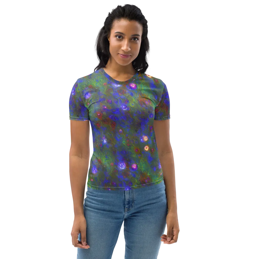 Mystic Reef on Women's Crew Neck T-Shirt — Front