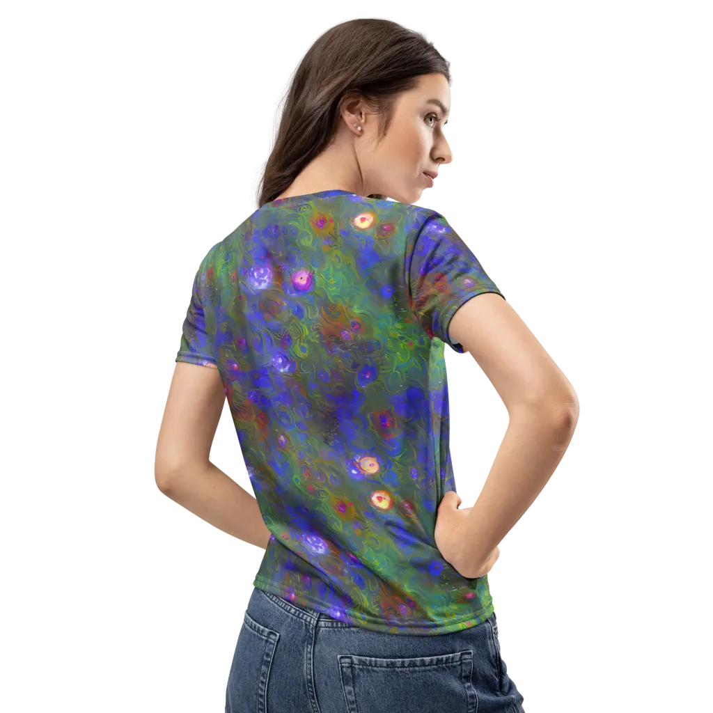 Mystic Reef on Women's Crew Neck T-Shirt — Back