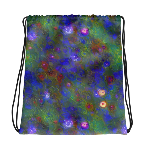 Mystic Reef on a Drawstring Bag