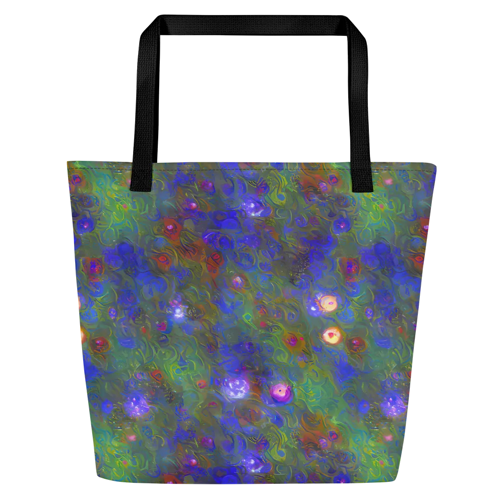 Mystic Reef on Large Tote Bag W/ Pocket — Front
