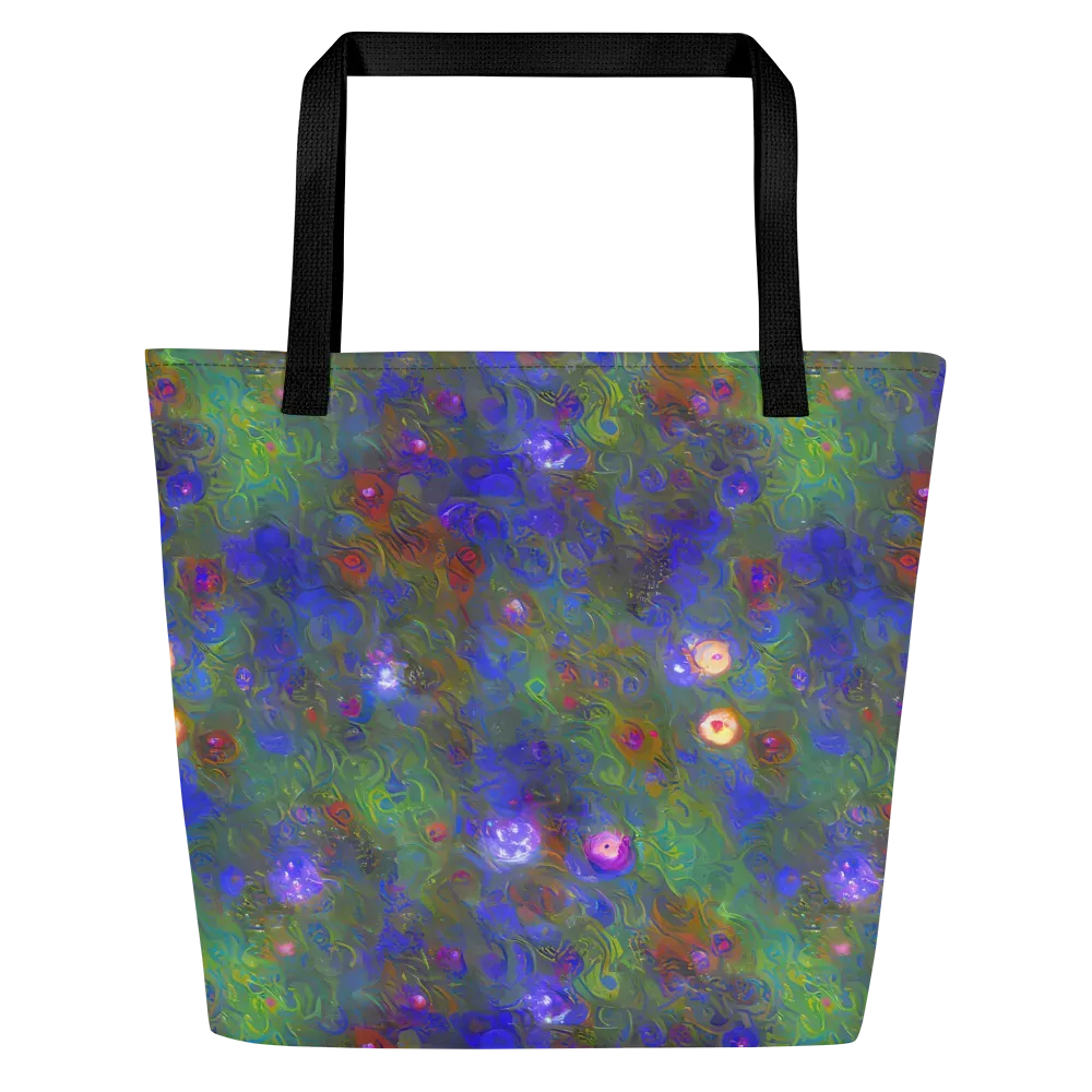 Mystic Reef on Large Tote Bag W/ Pocket — Front