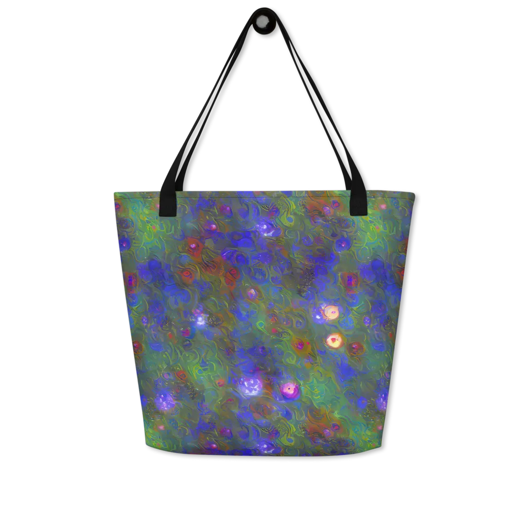 Mystic Reef on Large Tote Bag W/ Pocket — Front