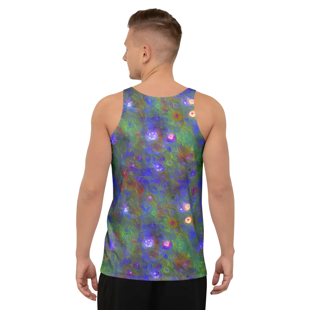 Mystic Reef on Men's Tank Top — Back
