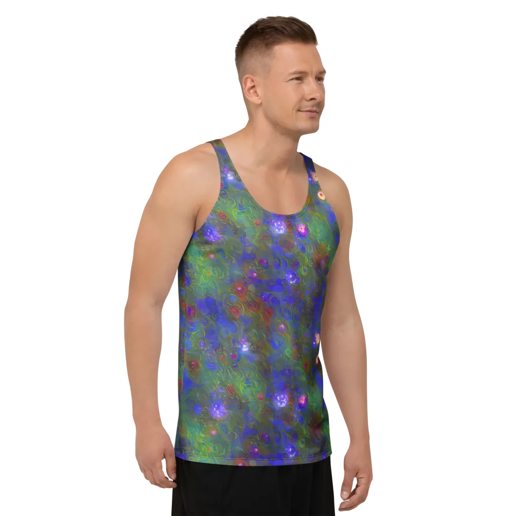 Mystic Reef on Men's Tank Top — Right Front