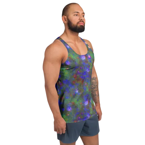 Mystic Reef on a Men's Tank Top