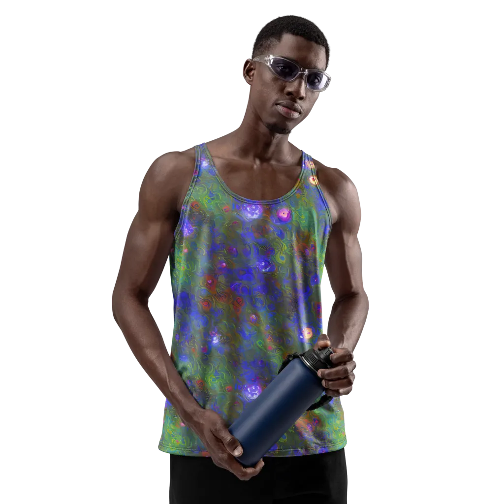 Mystic Reef on Men's Tank Top — Front