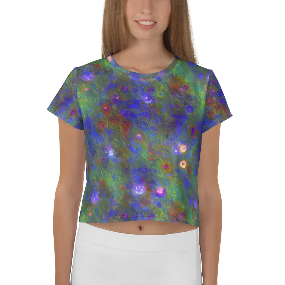 Mystic Reef on Crop Tee — Front