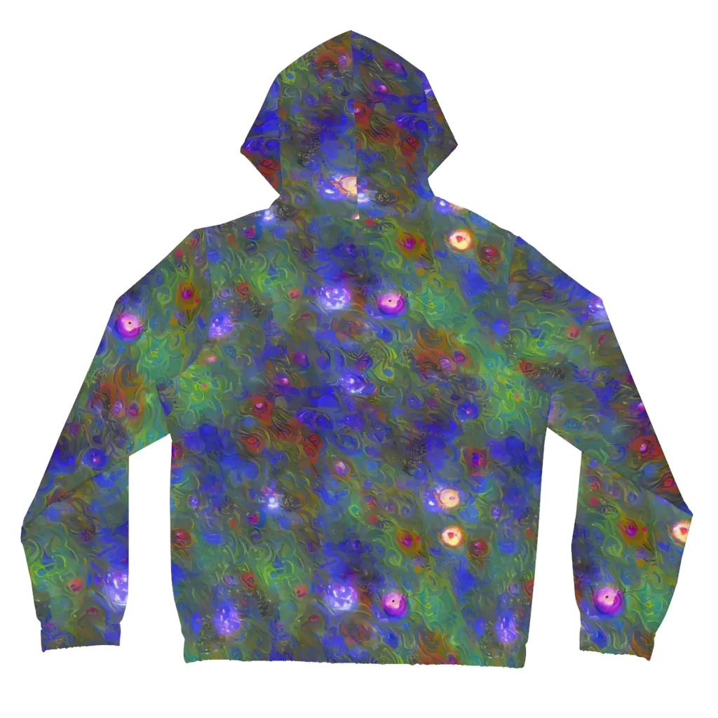 Mystic Reef on Women's Full-Zip Hoodie — Back