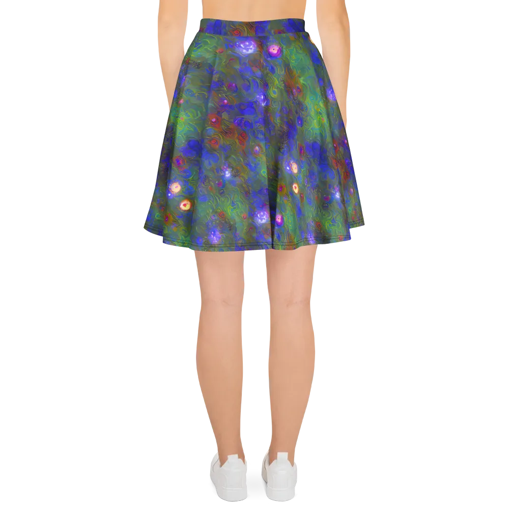 Mystic Reef on Skater Skirt — Back