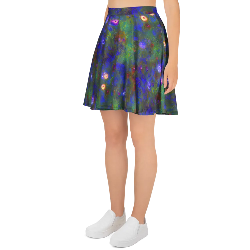 Mystic Reef on Skater Skirt — Left