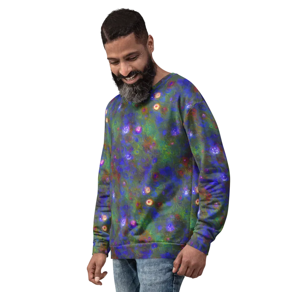 Mystic Reef on Sweatshirt — Left Front