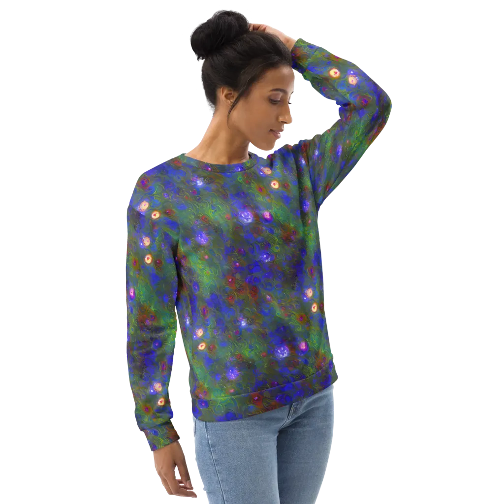 Mystic Reef on Sweatshirt — Right Front