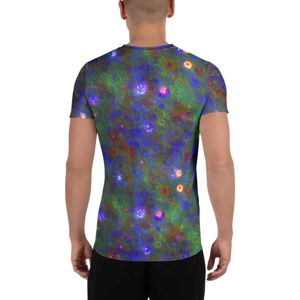 Mystic Reef on Men's Athletic T-Shirt — Back