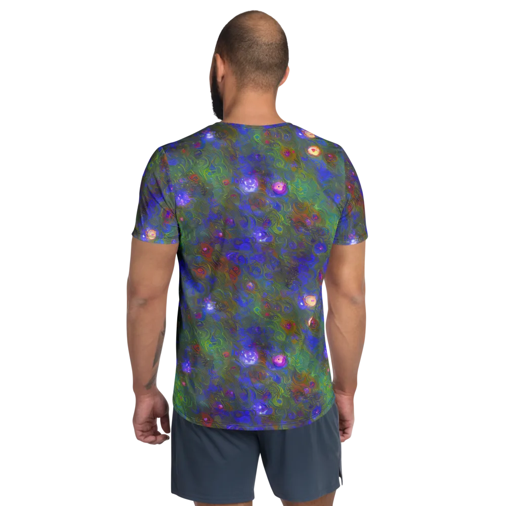 Mystic Reef on Men's Athletic T-Shirt — Back