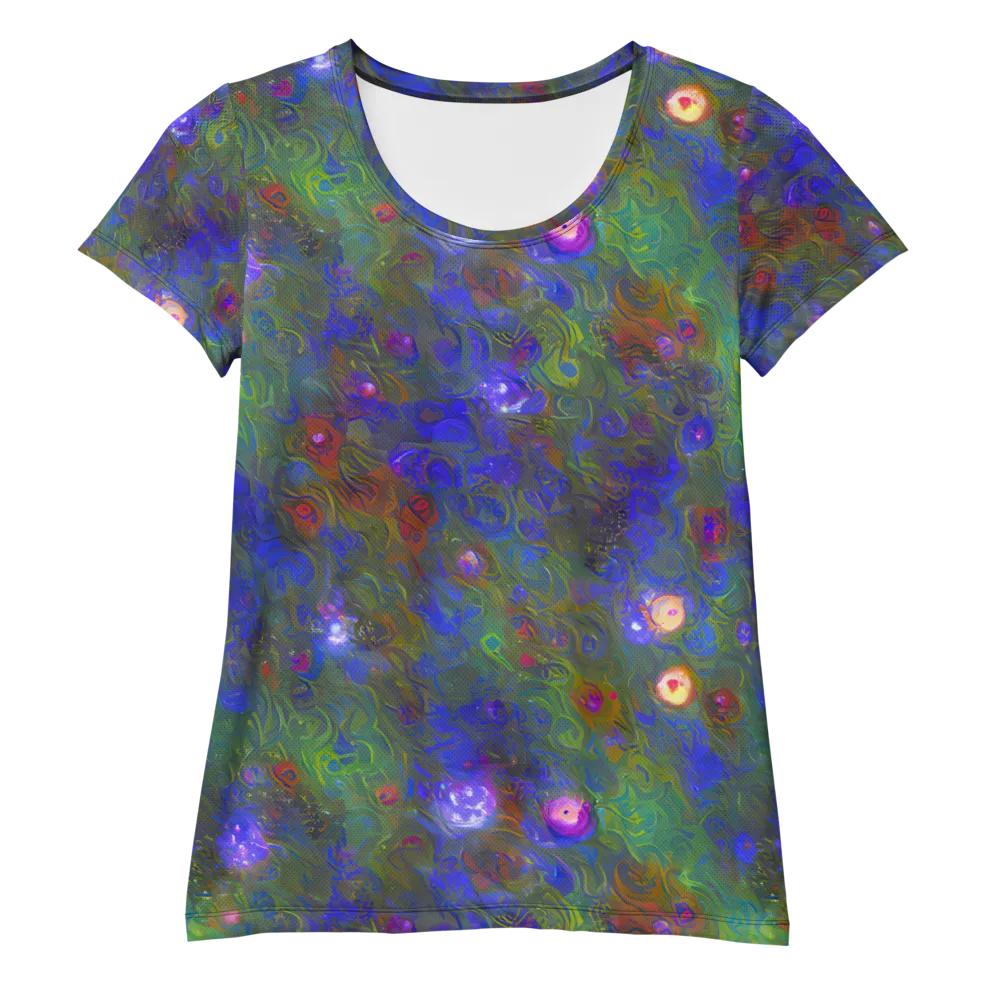 Mystic Reef on Women's Athletic T-Shirt — Front
