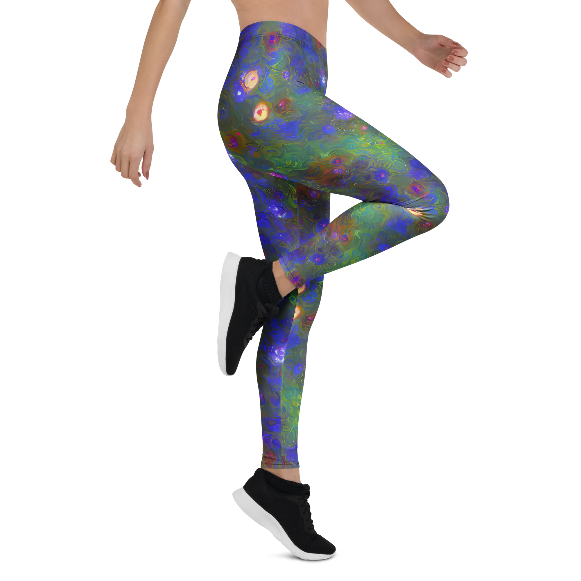 Mystic Reef on Leggings — Right