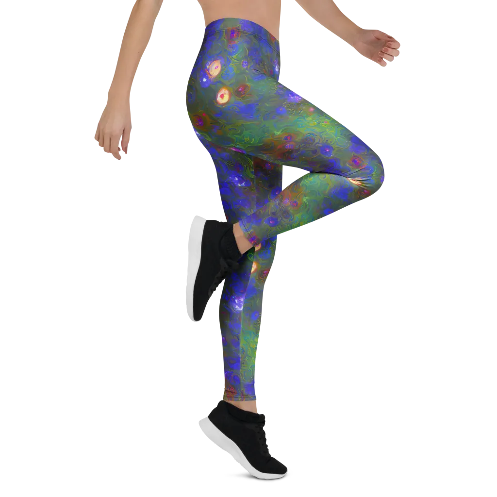 Mystic Reef on Leggings — Right