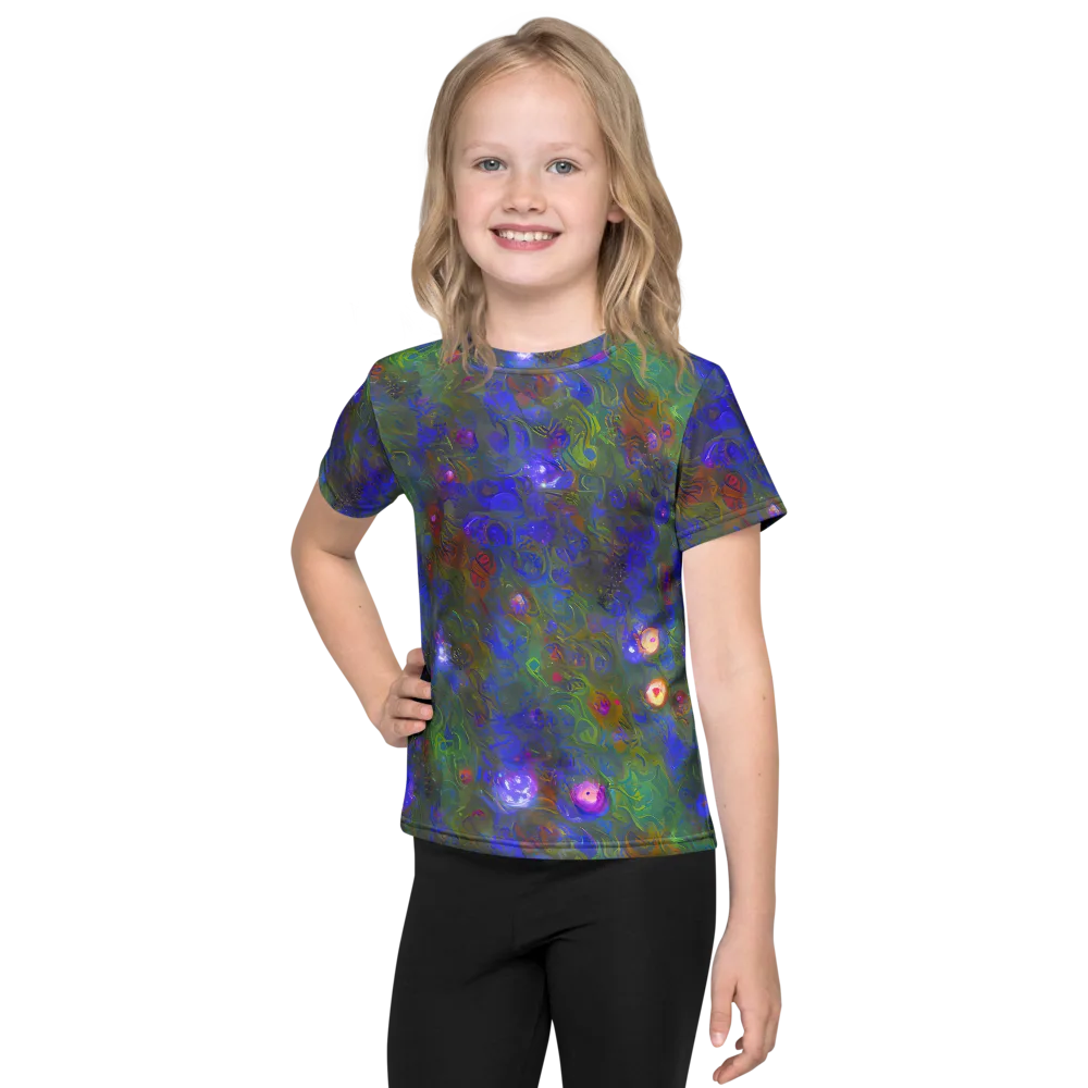 Mystic Reef on Kids Crew Neck T-Shirt — Front