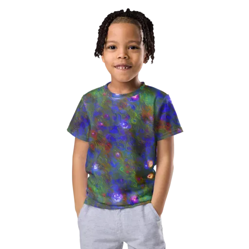 Mystic Reef on a Kids Crew Neck T-Shirt