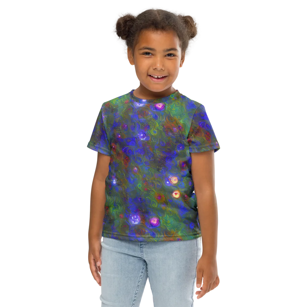 Mystic Reef on Kids Crew Neck T-Shirt — Front